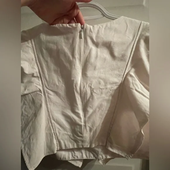 Handmade Cream Ruffle Tank - Picture 6 of 9